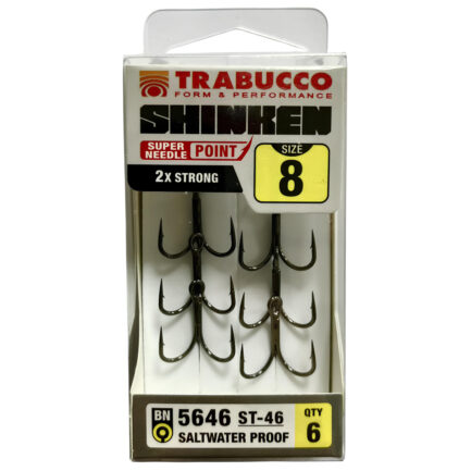 TRABUCCO. SHINKEN TREBLE HOOKS T-46BN