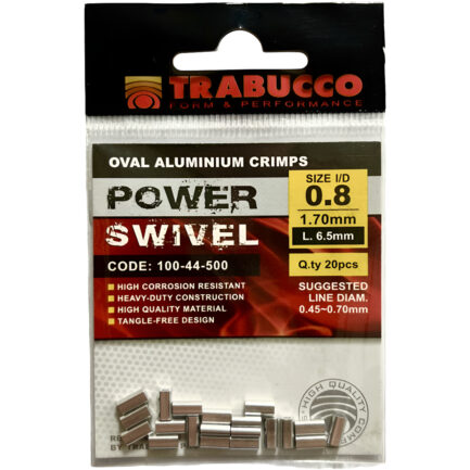 TRABUCCO. OVAL ALUMINIUM CRIMPS